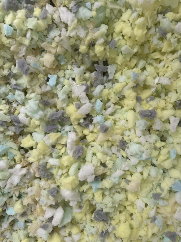 Crumbed foam bean bag filling – soft Australian-made foam alternative to beads