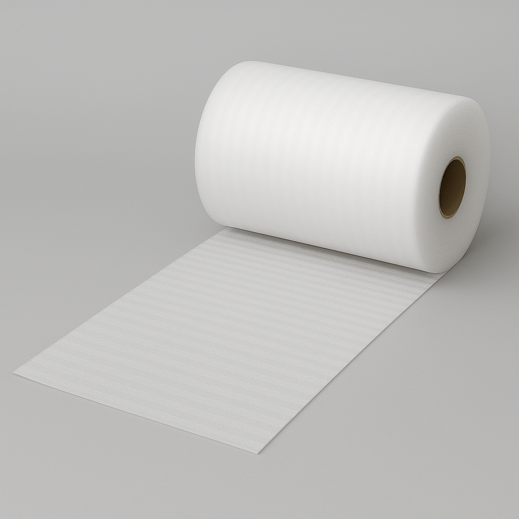 EPE foam roll – closed-cell polyethylene protective wrap for packaging and shipping
