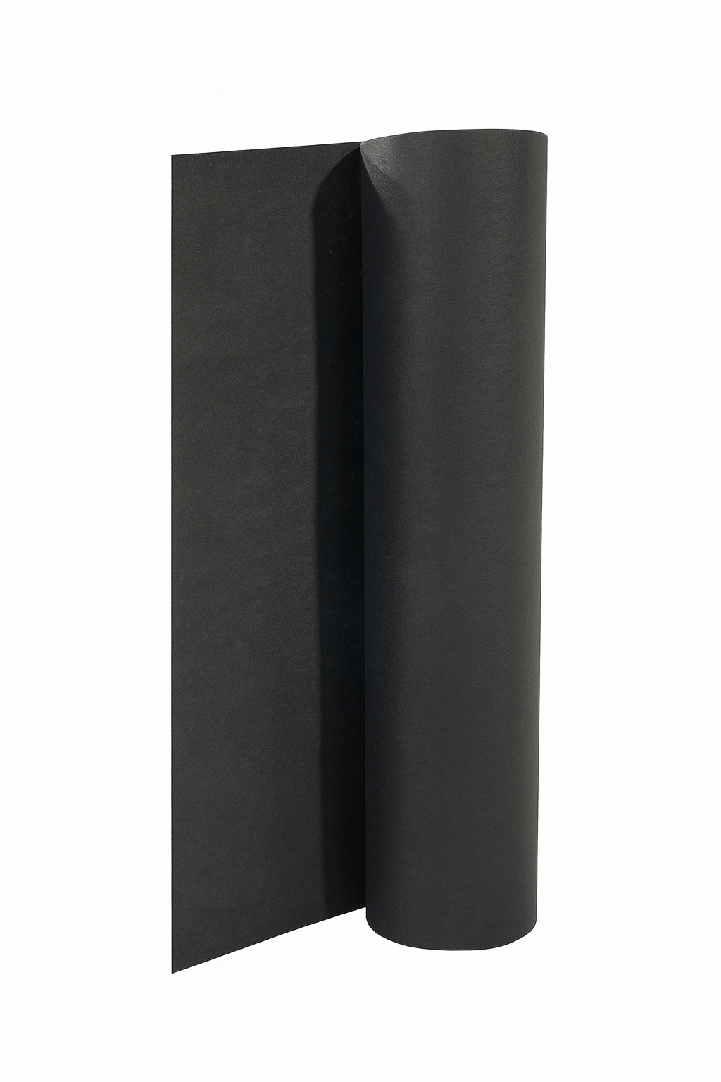 Roll of black bottom cloth made from spunbond polypropylene fabric for upholstery dust covers