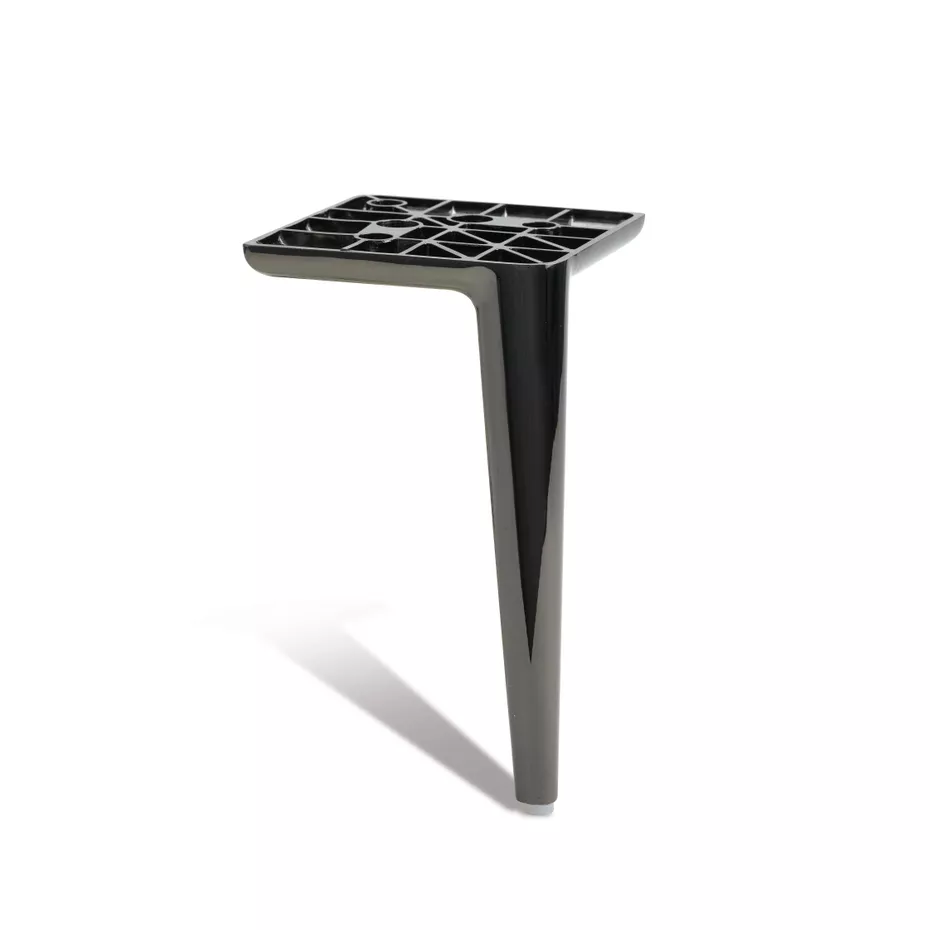 Black nickel 130mm chair leg
