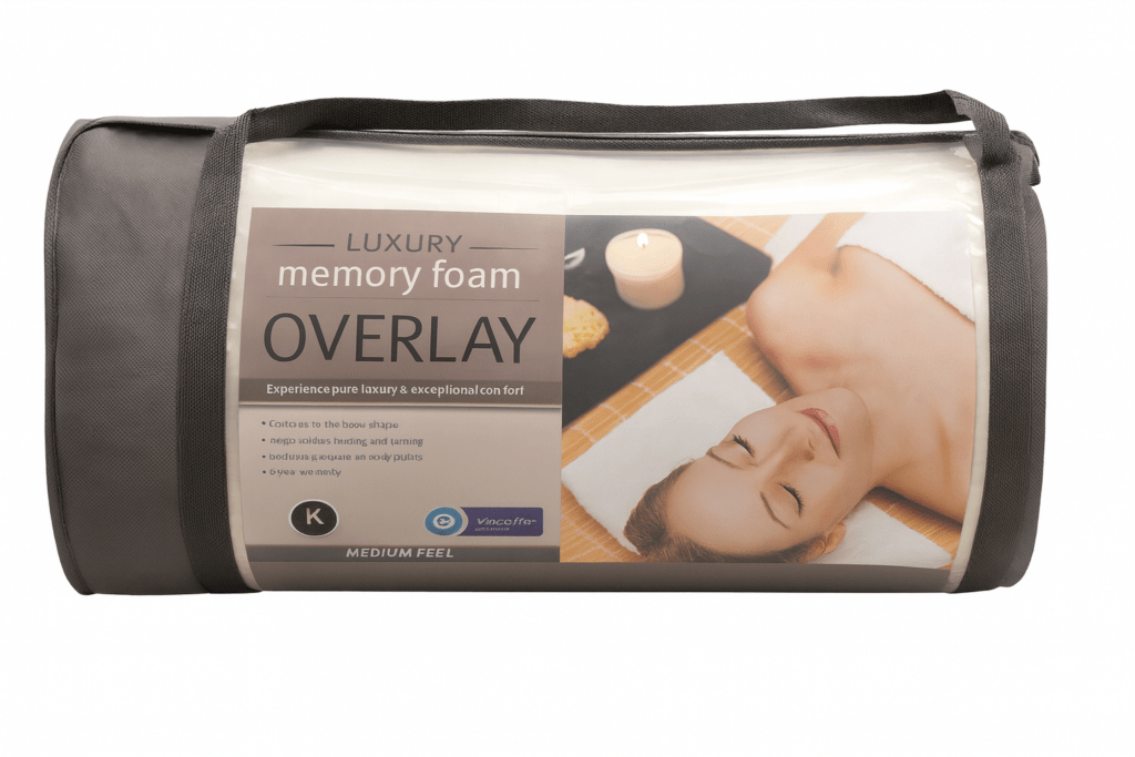 Memory foam mattress topper