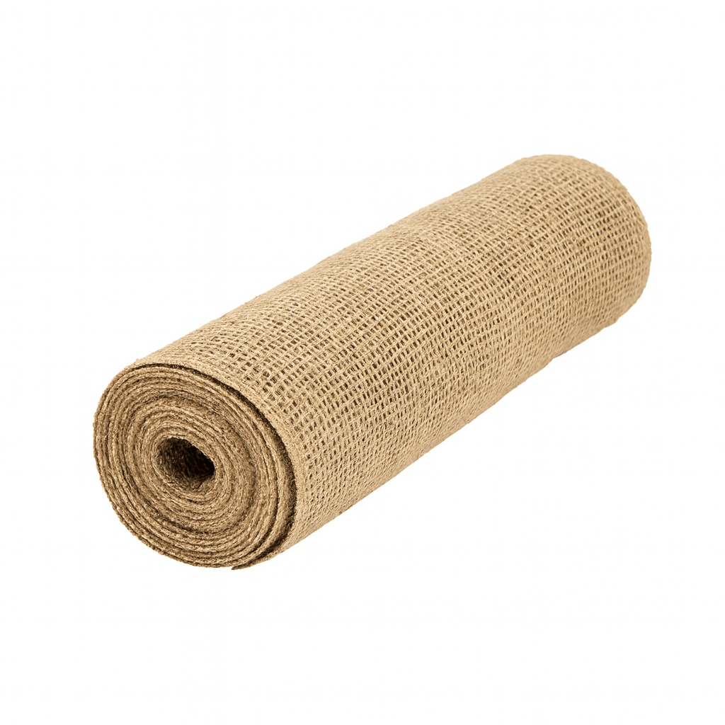 18oz Hessian Cloth Roll 183cm Wide natural jute fabric