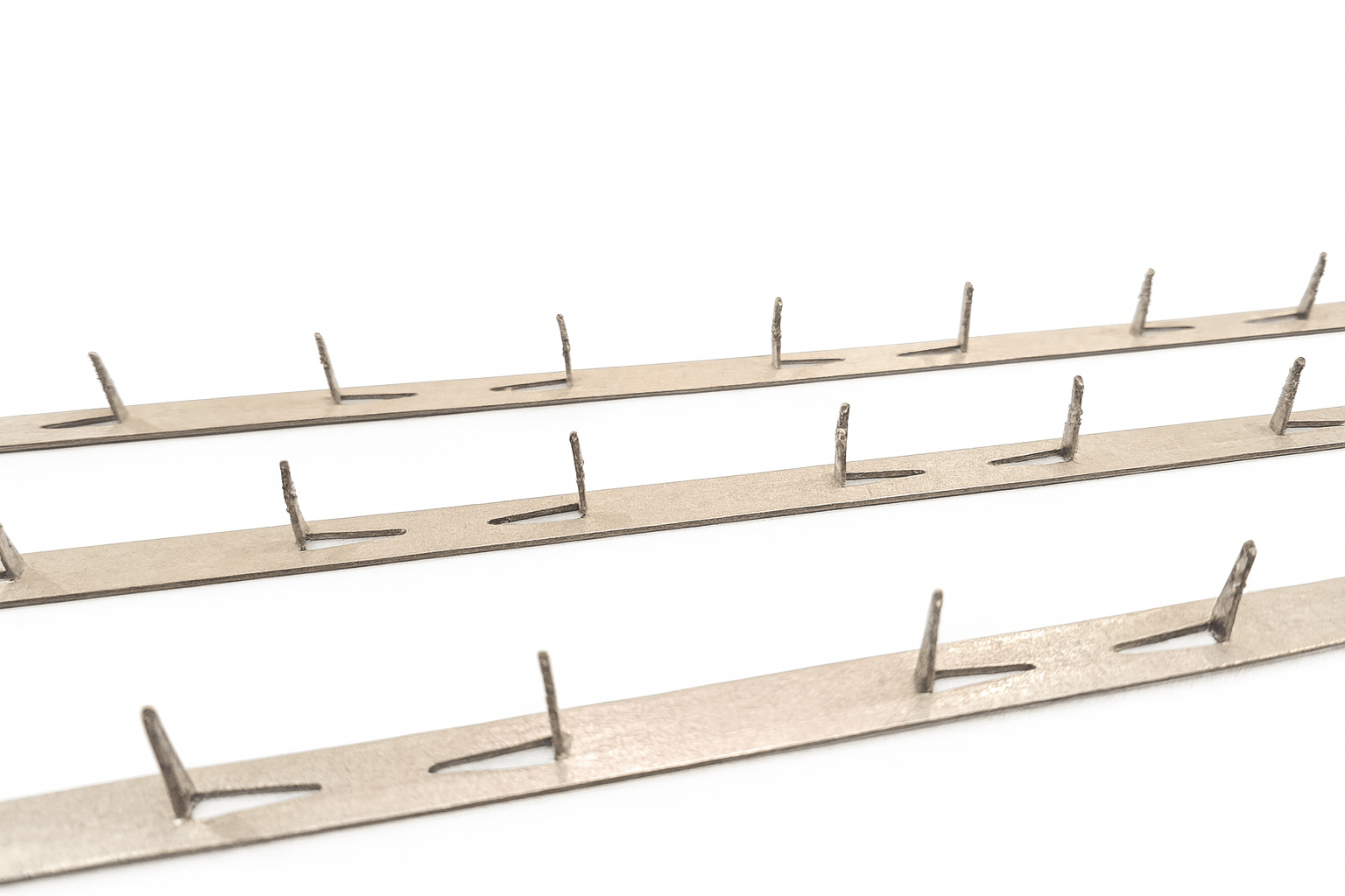 metal back tacking strips