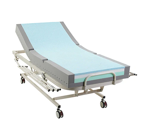 Dunlop Health Thermal Hospital Foam Mattress with gel thermal layer and medical-grade cover