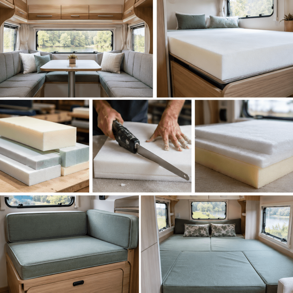 DIY Caravan Renovation Tips Using Custom Foam