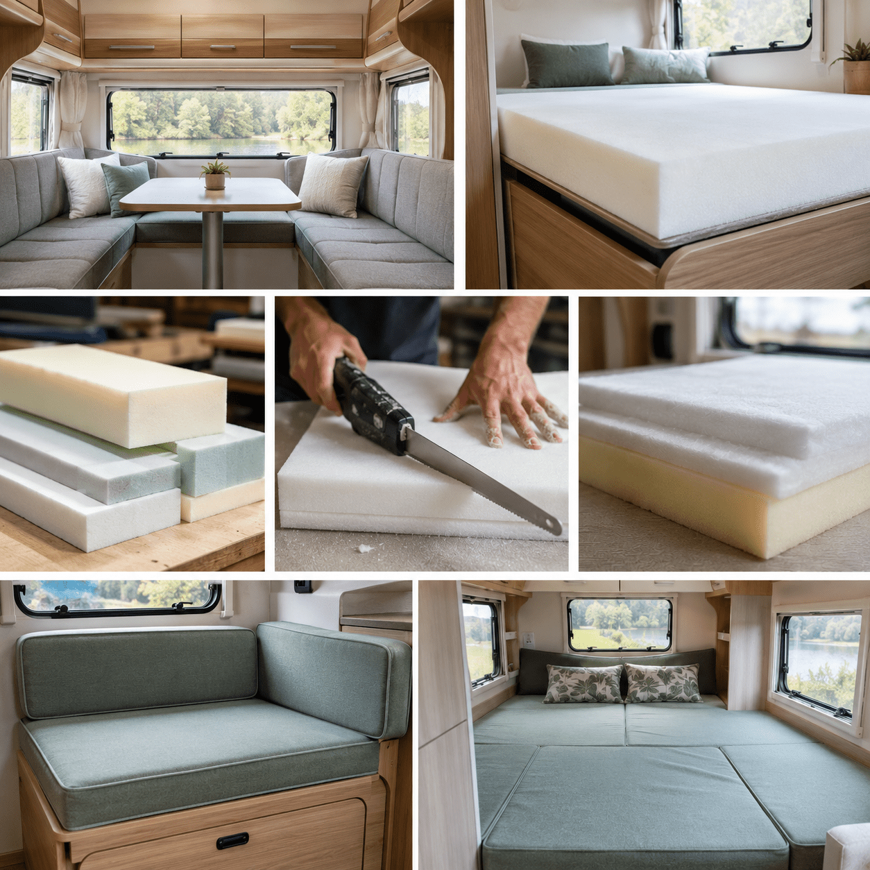 DIY Caravan Renovation Tips Using Custom Foam